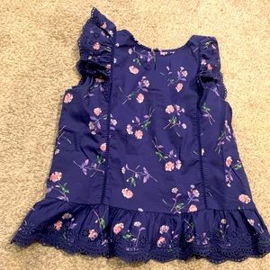 EUC Gap Kids Floral Blouse